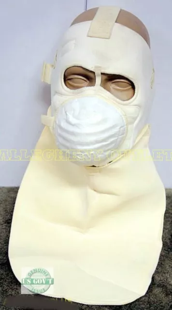 Usmc Army Extreme Cold Weather Face Mask & 2 Filters Us Military Surplus Gear