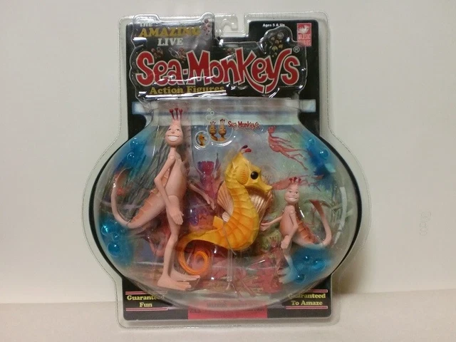 Sea-Monkeys Action Figures The AMAZING LIVE Father & Son Figure Majestic Studios