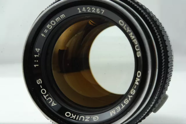 Olympus OM-SYSTEM G.ZUIKO AUTO-S 50mm F1.4 Lens  SN142267