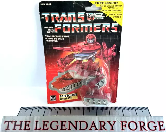 Transformers G1 Warpath Vintage Figure Near Mint 100% complete Just Minty!