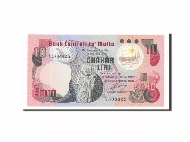 [#160954] Banknote, Malta, 10 Liri, 1979, Undated, KM:36b, UNC(65-70)