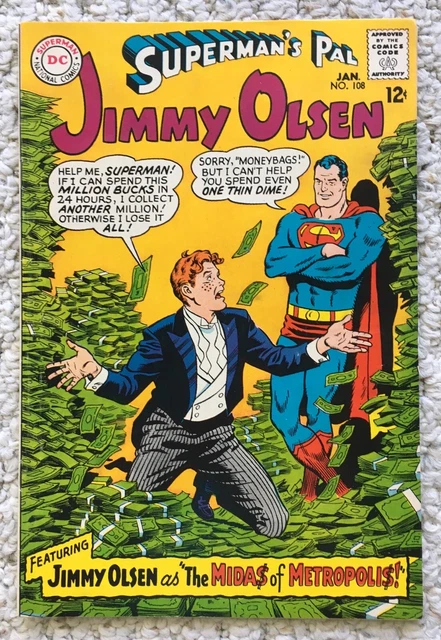 Superman's Pal Jimmy Olsen #108 - 9.0 VERY FINE/NEAR MINT