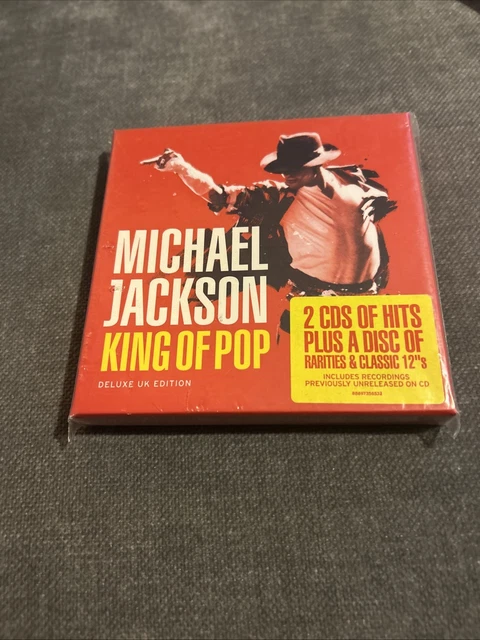 MICHAEL JACKSON KING of Pop Deluxe UK Edition CD with 3-Disc Set