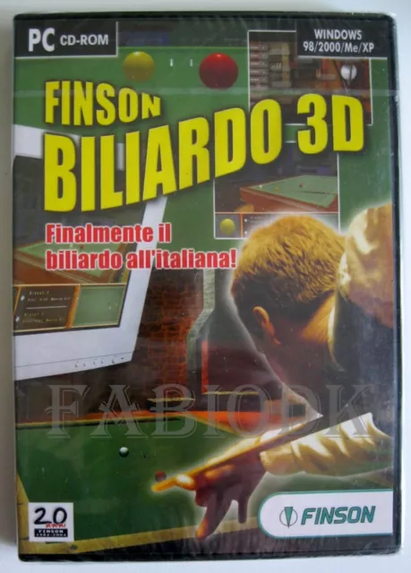 BILIARDO 3D Finson - PC - ITA - Nuovo!