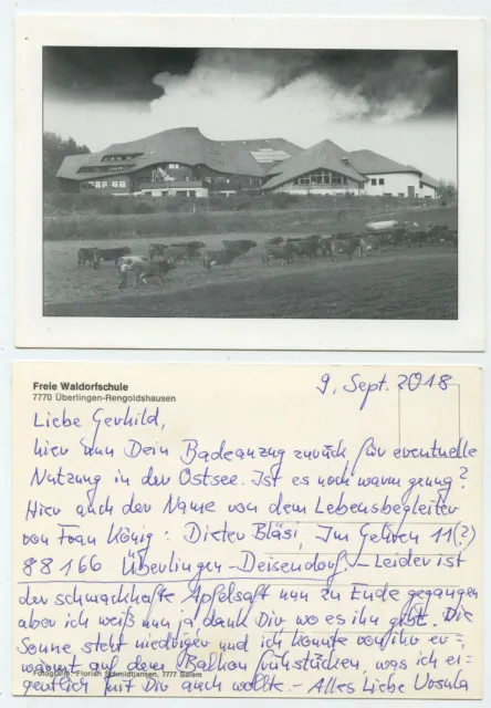89521 - Überlingen-Reingoldshausen - Freie Waldorfschule - alte Ansichtskarte