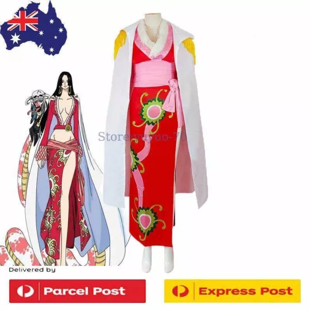 One Piece Boa Hancock Cosplay Full Set Uniform Halloween Costume Dress Up Women 5773 Picclick 