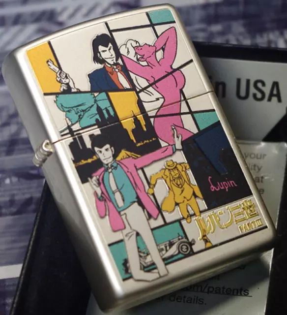 ZIPPO Lupin The 3rd 50th Anniversary  Memory Limited Oil Lighter Vol 4 Anime