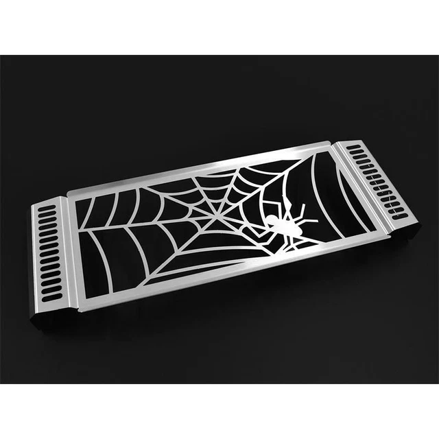 Grille De Protection Radiateur Suzuki SV650 S 2003-2012 - Aluminium CNC Noir/Argent