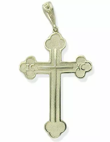 Religious Gifts Silver Tone Cross Pendant Icxc Jesus Christ 2 1/4 Inch