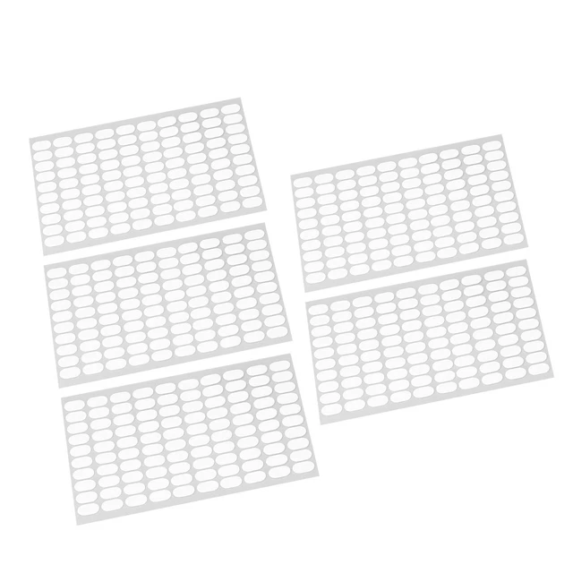 5 Sheets Nail Adhesive Tape Strong Adhesive Multipurpose Double Sided Nail A Esp