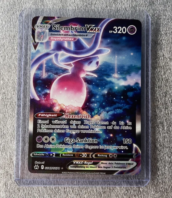 Pokemon Karte Silembrim VMAX GG47/GG70 Crown Zenith Zenit der Könige Deutsch