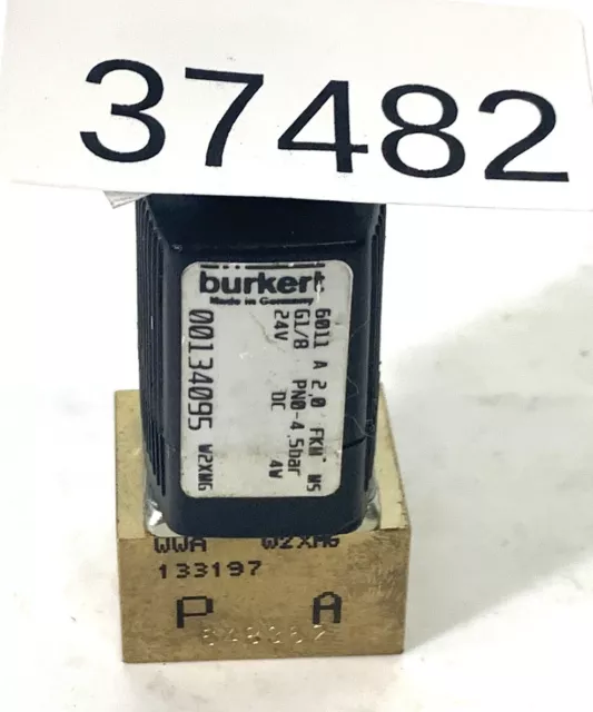 Bürkert 6011 A 2,0 FKM MS Vanne Magnétique 00134095