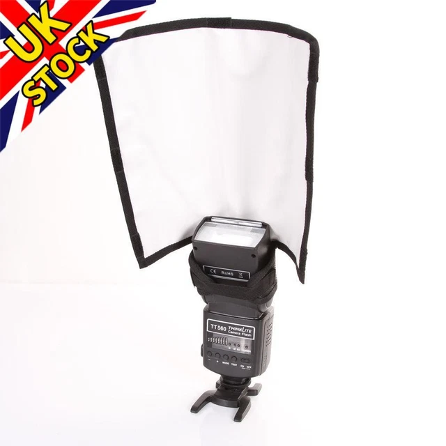 Foldable Speedlight Reflector Snoot Sealed Flash Diffuser For DSLR Canon Nikon