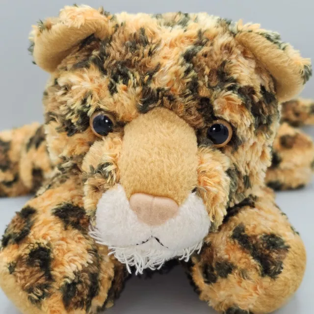 Aurora World Leopard Plush Busch Gardens Cheetah Jaguar Floppy Flocked Nose Toy