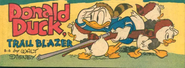 Donald Duck Trail Blazer #6 Walt Disney Wheaties 1950 VF+