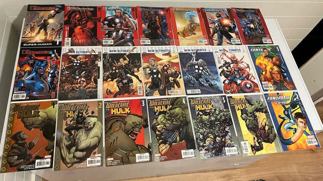 Ultimates Avengers 119 Comics Complete Runs Large Lot All Series Mint Marvel PC
