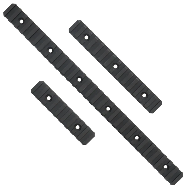 Tacmod Mil-Std-1913 Modular Rail Kit: 12" Long, 6" Medium, 3" Short Rail