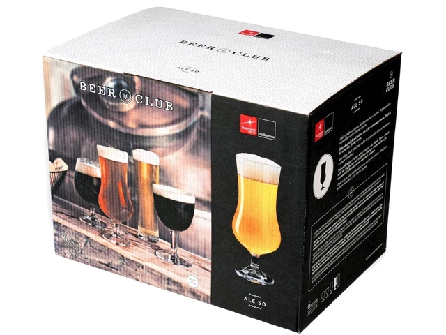 Confezione 6 Calici In Vetro Birra Ale cl 50 Trasparente Bormioli Rocco
