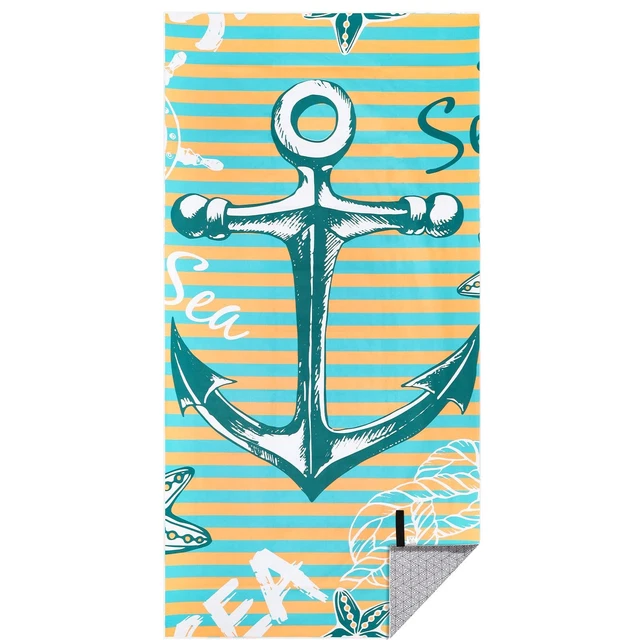 Serviette Plage XXL Anti-Sable 210x230cm - Design Mandala - Paréo Et Tapis De Pique-Nique