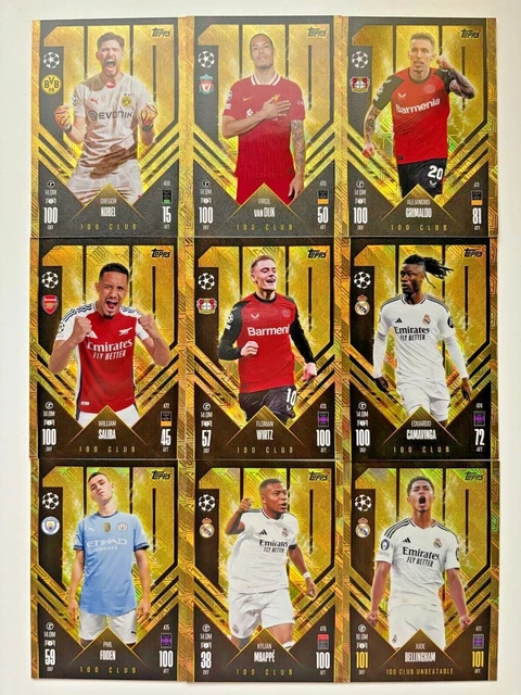 Carte Lionel Messi - Topps Match Attax 100 Club - Argentine - Collection