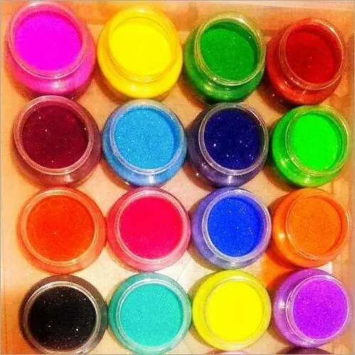 Glitter Rangoli Powder 80 Gram Pack Of 10 Multicolor Floor Diwali  Decoration