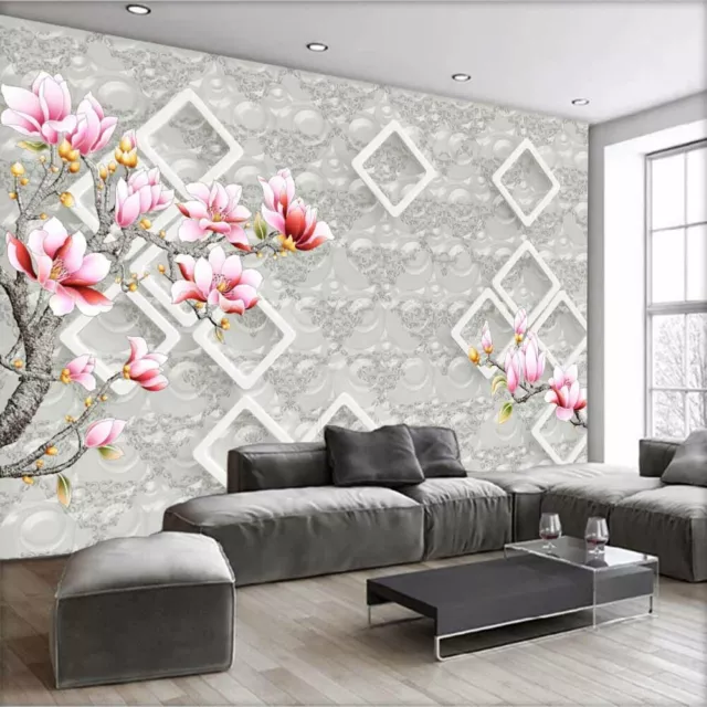 Magnolia Grandiflora 3D Full Wall Mural Photo Wallpaper Printing Home Kids Decor