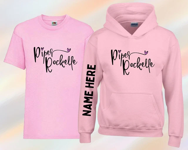 KIDS PIPER ROCKELLE personalised BLACK Hoody T Shirt merch hoodie inspired 8.49 PicClick UK