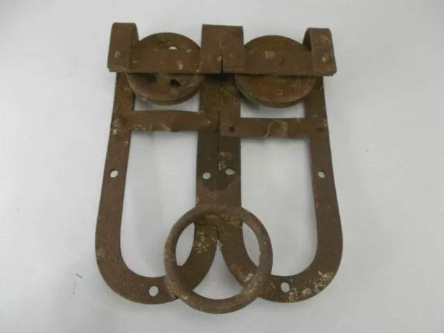 Antique Horseshoe Style Barn Track Trolley Door Rollers 1/4" 3/8"  Width Track