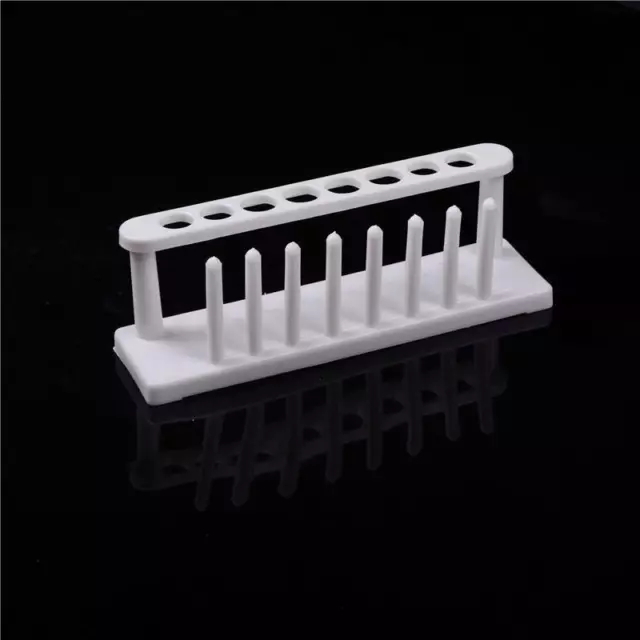 8 Holes Plastic Test Tube Rack Testing Tubes Holder Storage Stand Lab Suppli.Q1