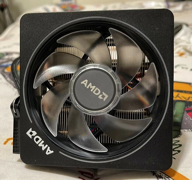 AMD WRAITH PRISM AM4 RYZEN 9 RGB Heatsink & Fan Cooler (HSF only, no ...