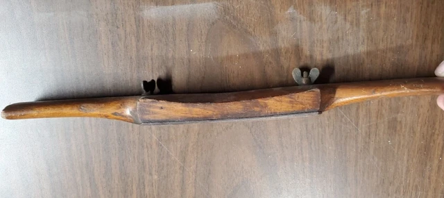 Antique / Vintage Wooden Handle Spokeshave / Spoke Shave Draw Knife Plane 2