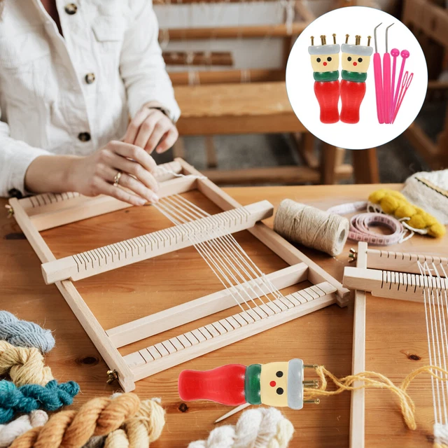 French Knitter Spool Wooden Doll Knitting Kits Kids Knitting Needle