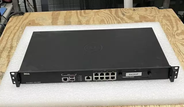 NSA2600, Dell SonicWALL 8-Port Managed Network Security Appliance Firewall NSA2600, Dell SonicWALL 8-Port Managed Network Security Appliance Firewall