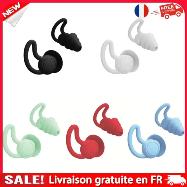 Silicone Ear Plugs Sound Insulation Ear Protection Anti Noise Sleeping Earplugs