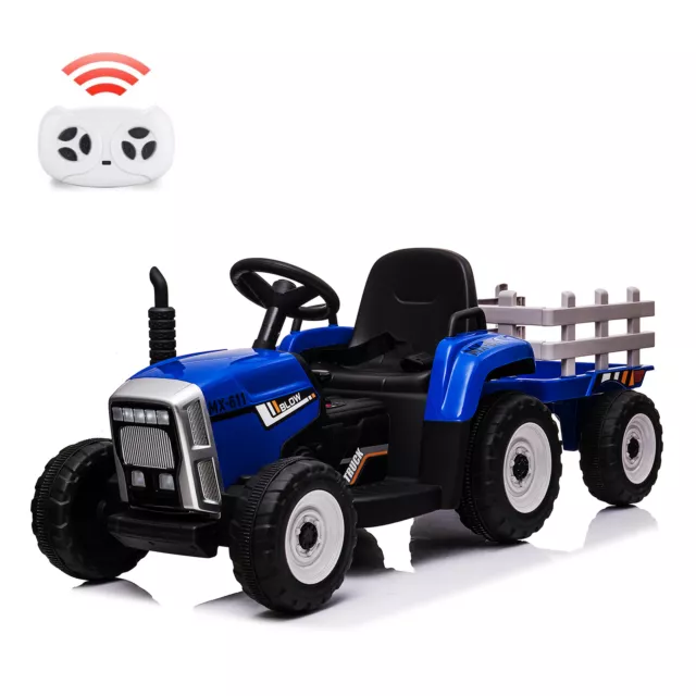 12V Elektroauto 2-Gang Elektrofahrzeug Kinder Traktor Kinderauto Fernbedienung