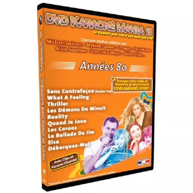 Karaoké mania volume 11 années 80 DVD NEUF