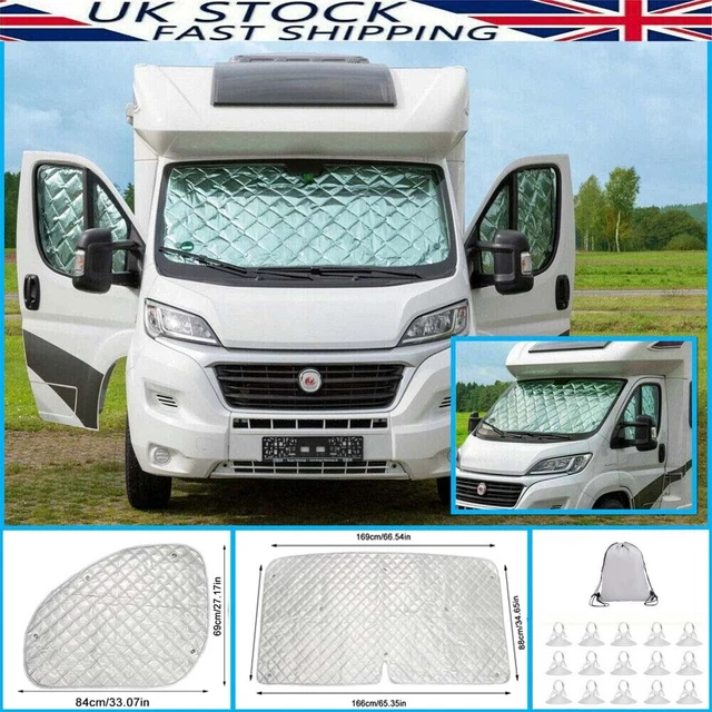 Housse De Capot à Zip - Pour Fiat Ducato, Peugeot Boxer, Mercedes Sprinter, Ford Transit - Protection Moteur, Camping-car, Solaire