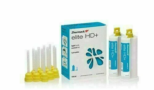 Zhermack Elite HD+ Light Body Normal Set Cartouche Base 50 ml + Catalyseur 50 ml