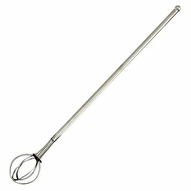 Norpro 2 PACK Stainless Steel Cocktail Whisk Bar Drink Stirring Mixing Stirrer