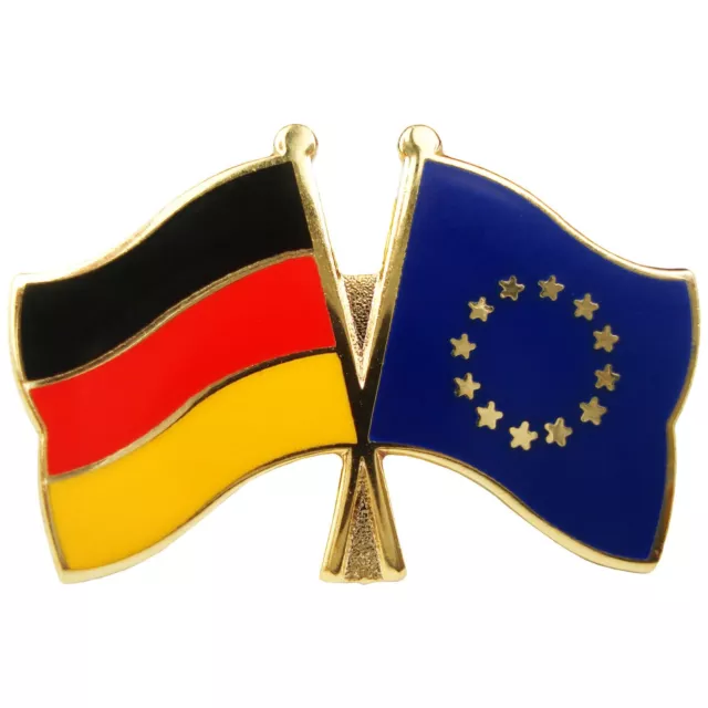 Deutschland-Europa Freundschafts Pin Flaggen Pin Freundschaftspin Anstecker