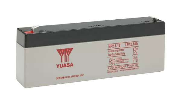 Batterie jouet electrique RECHARGEABLE  YUASA NP2.1-12 12v 2.1ah 178x34x64MM