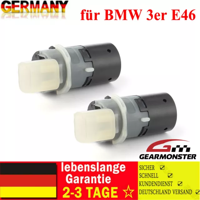 2x Sensor Einparkhilfe PDC Set Parksensor vorne hinten für BMW 3er E46 BJ. 98-05