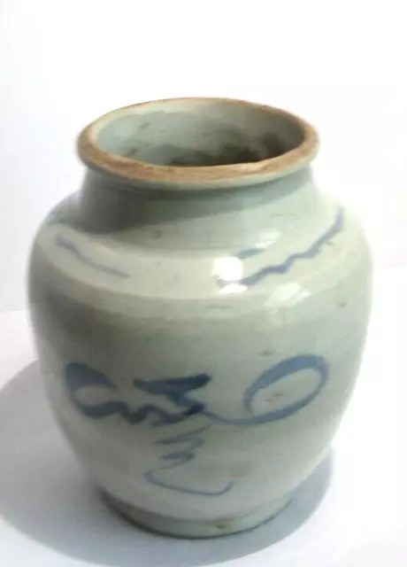 ANTIQUE Chinese Pottery Rice Wine Pourer Jug Jar Vessel Ming Dynasty ca. 16th c.