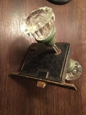 Antique Glass Knobs And Hardware vintage Brass Skeleton Key Hole