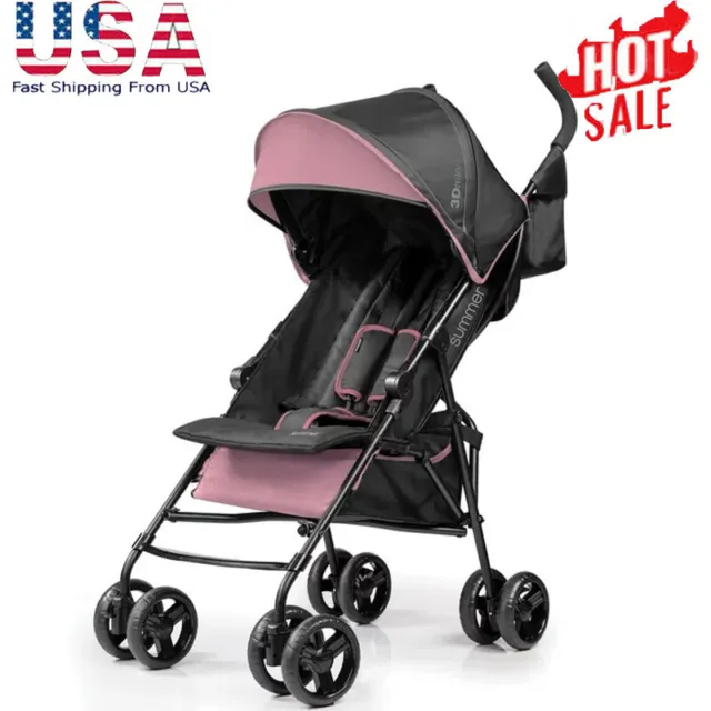 Infant Stroller Lightweight Baby Toddler Stroller w/ Compact Fold Travel US