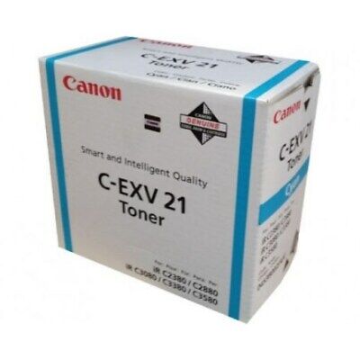 TONER ORIGINALE CANON C-EXV21 CIANO (0453B002AA) PER IR-C 2380 i/ 2880 e 3080