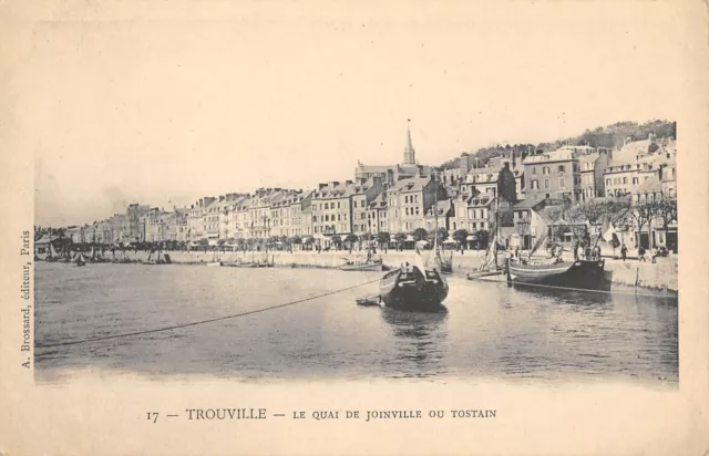 Cpa 14 Findle Le Quai Joinville Or Tostain