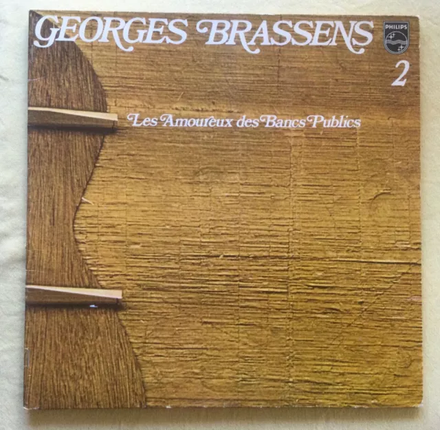 vinyle 33 tours  Georges Brassens vol.2  Les Amoureux Des Bancs Publics