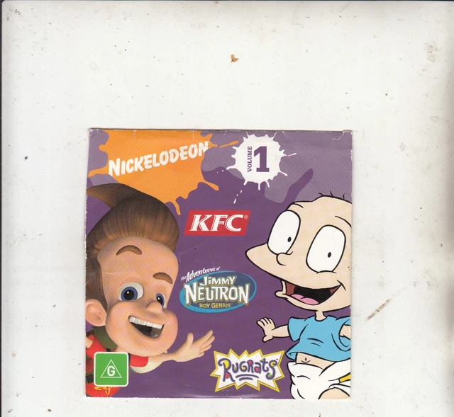 RARE-JIMMY NEUTRON BOY Genius & Rugrats-V 1-2006-[KFC Promo]-Promo-DVD ...