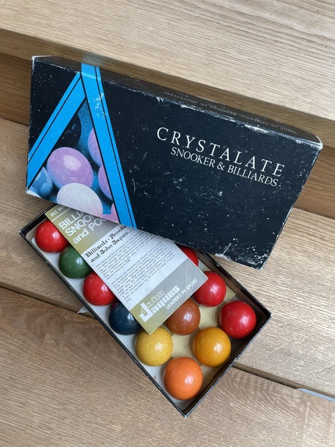ビリヤード SUPER CHRYSTALATE BALLS  MADE IN ENGLAND ビリヤード SUPER CHRYSTALATE BALLS MADE IN ENGLAND